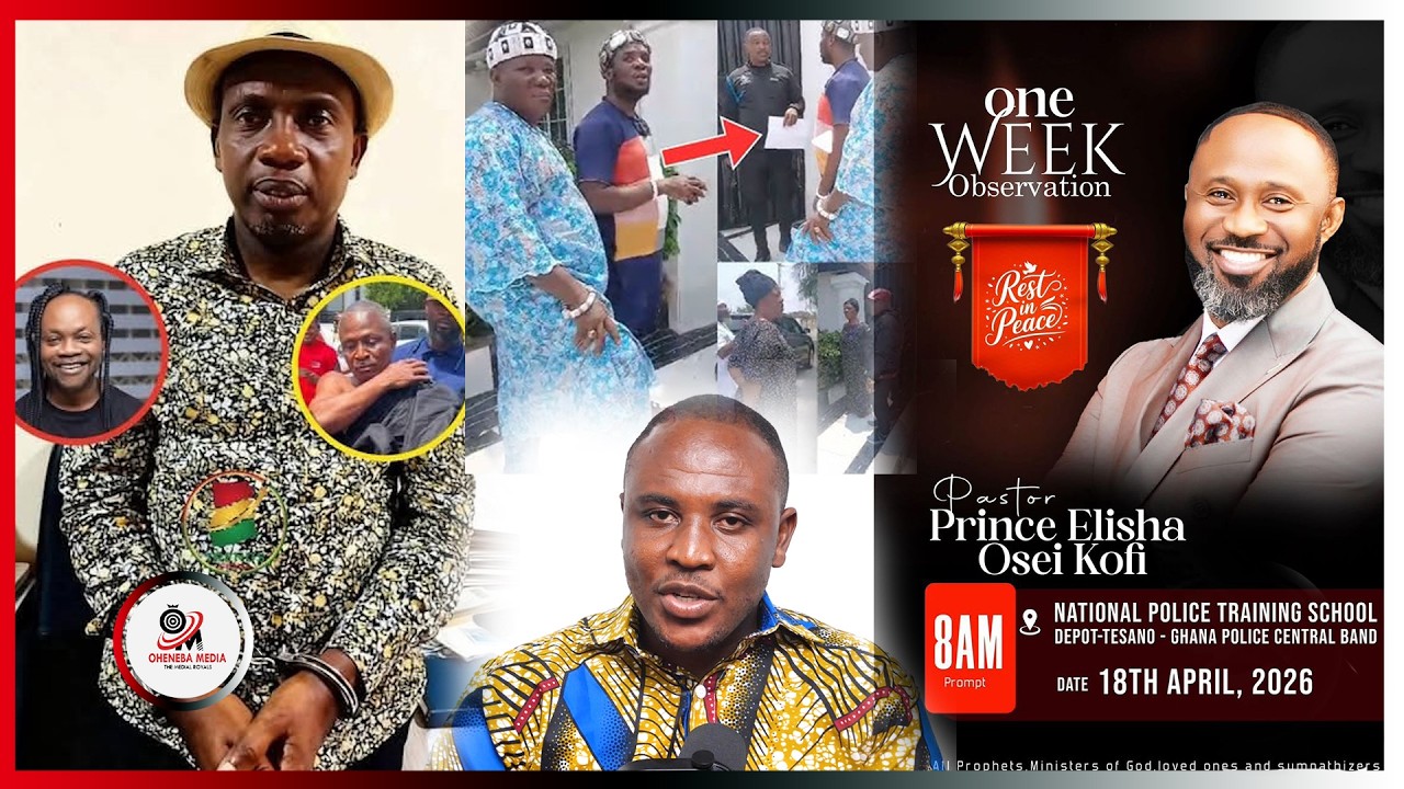 🔥BREAKING: Pastor Prince Elisha’s 1Week Date Announced; Counselor Lutterodt Offered Bailed By Court