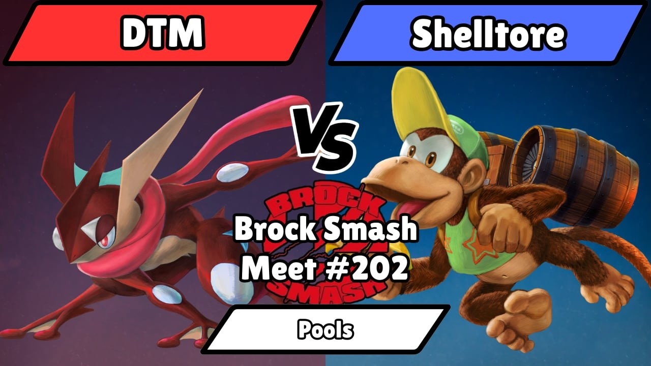 BSM 202 - DTM (Greninja) vs Shelltore (Diddy Kong) - Pools