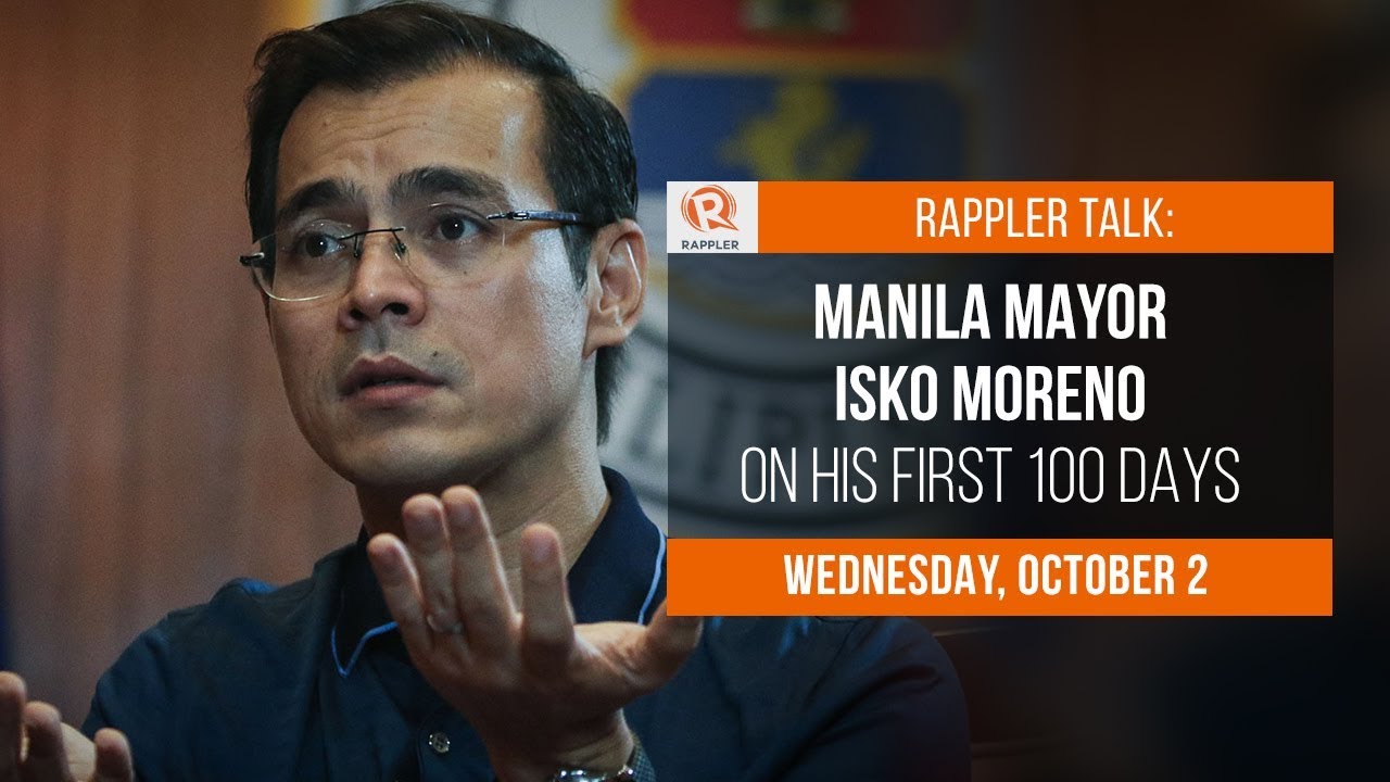 Rappler Talk: Мэр Манилы Иско Морено о своих первых 100 днях в должности