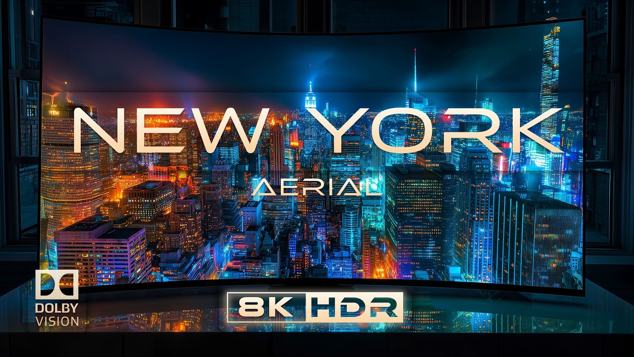 NYC from Above 8K HDR &ndash; See the Difference True HDR Makes