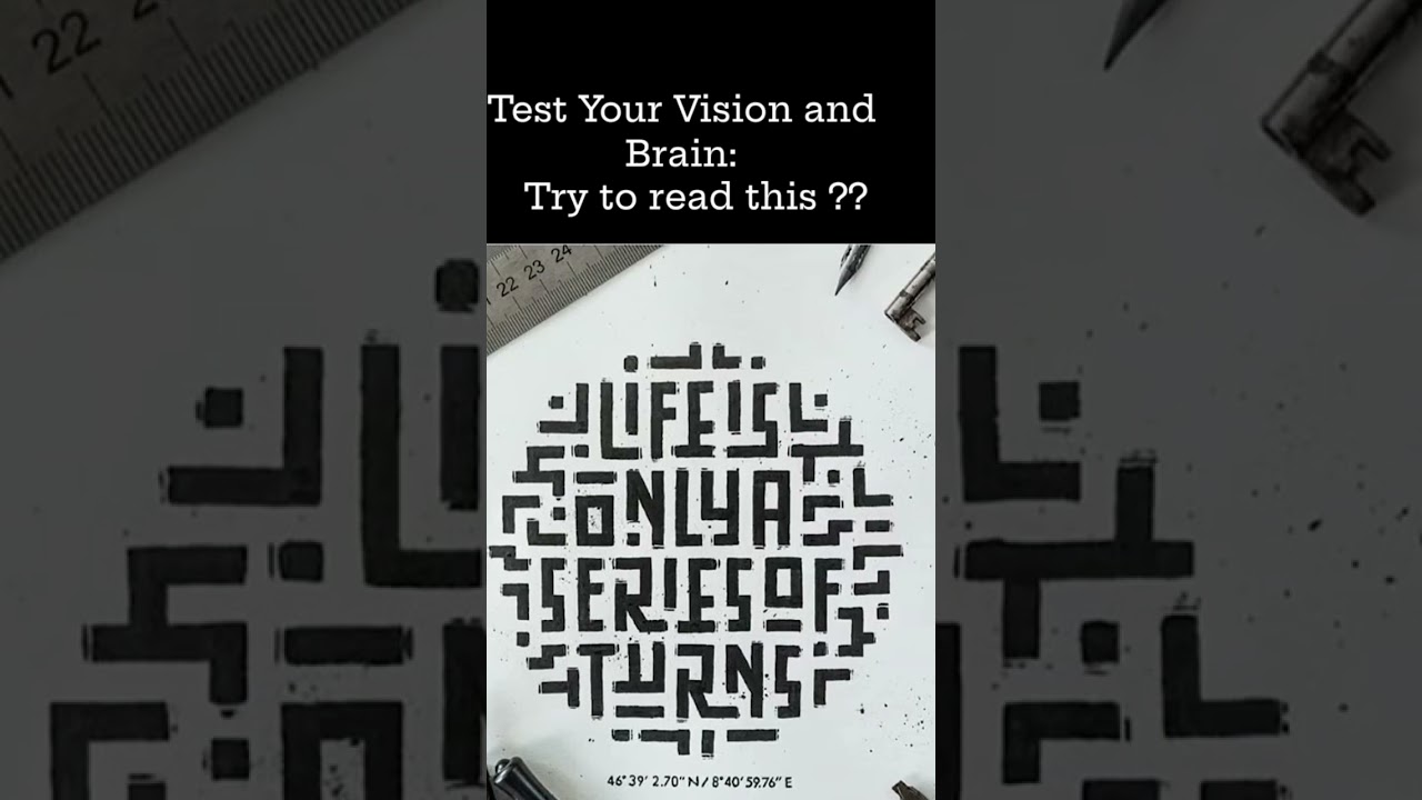 Test your vision #hiddenthings #opticalilusion #art