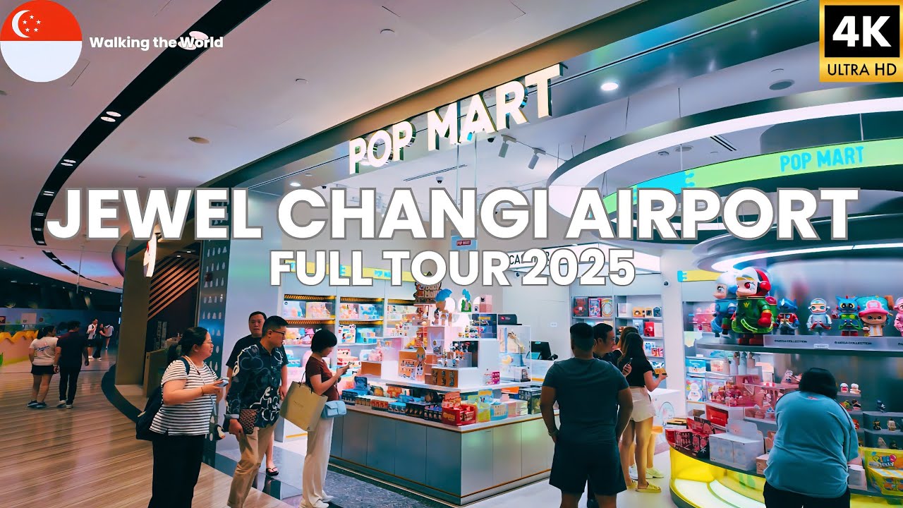 POP Mart Jewel Changi Airport Singapore - FULL Store Tour 2025 [4K] | LABUBU, Dimoo, Molly, & More!