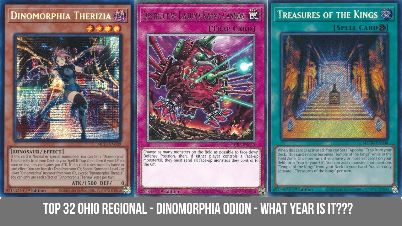 Колода Dinomorphia Odion — вошла в топ-32 регионального турнира в Огайо!!!