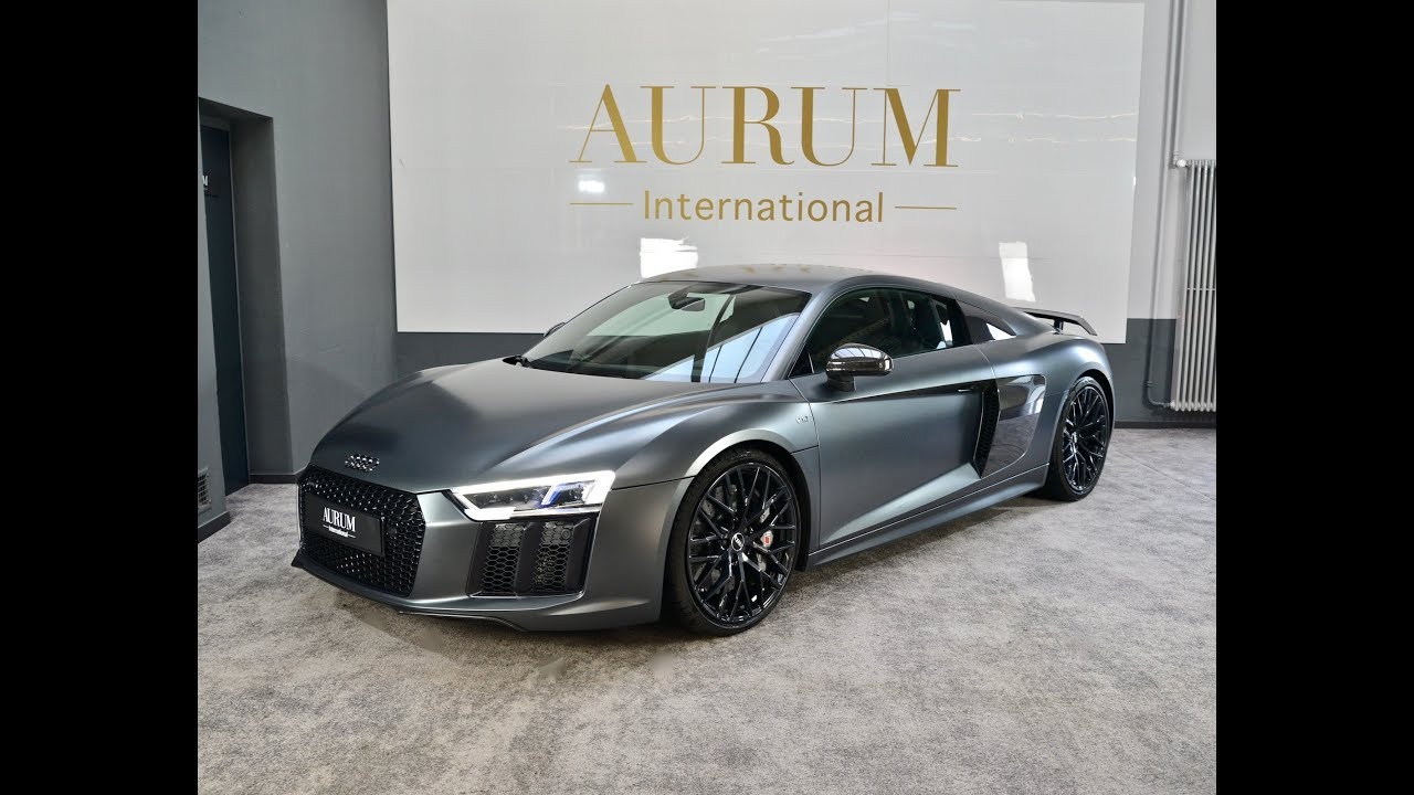 AUDI R8 5.2 FSI PLUS QUATTRO INDIVIDUAL MATT GRAU BY AURUM INTERNATIONAL