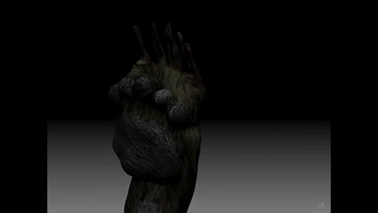 ZBrush Bear Claw Timelapse (model for Skyrim)
