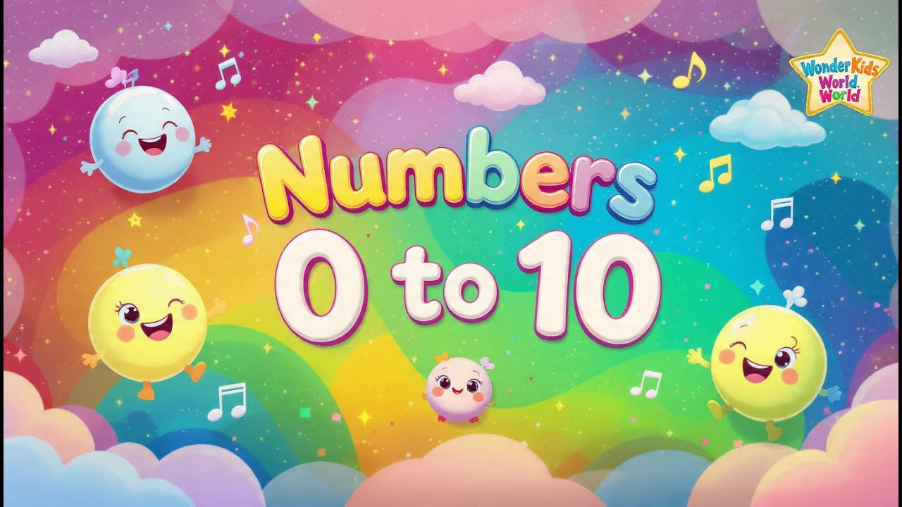 🌟 Apprends à compter de 0 à 10 👶 | Comptine éducative drôle et musicale pour enfants