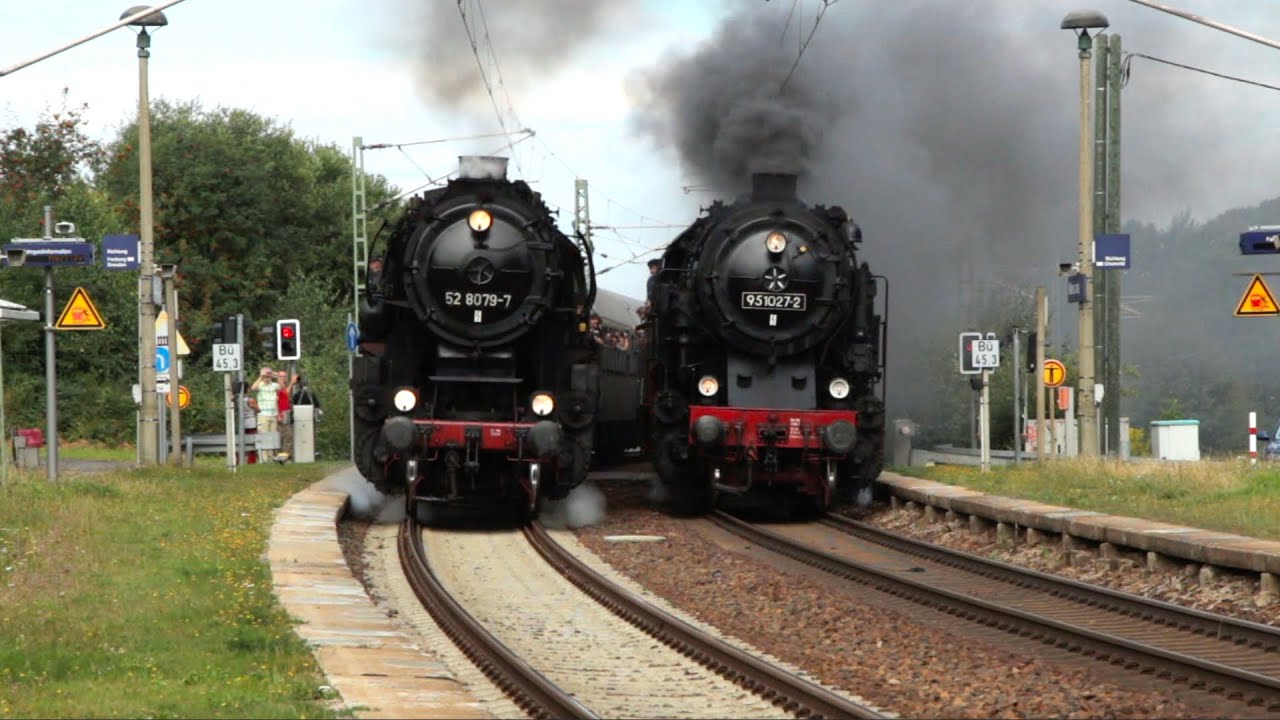 Parallelfahrt mit BR 52/95