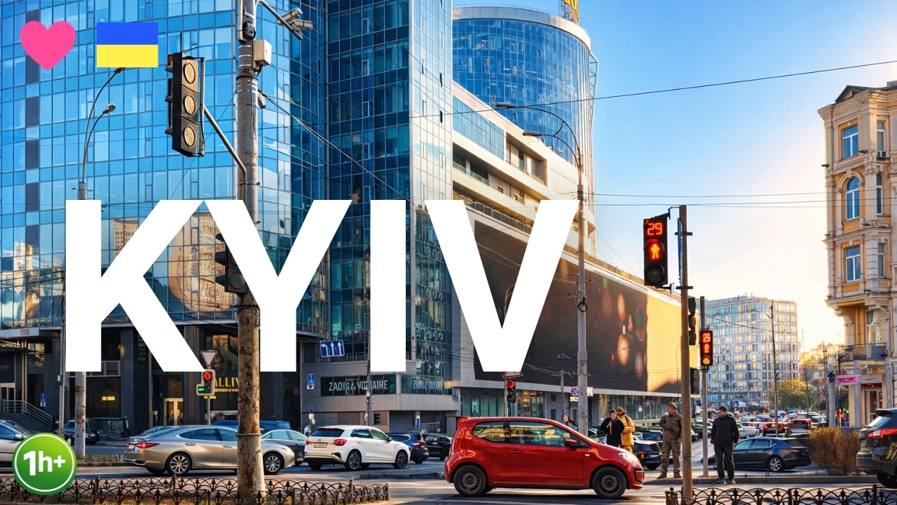 🔥 Kyiv Walking Tour 🇺🇦 | Spring Sunset in Downtown Kyiv 2026 | Life Goes On