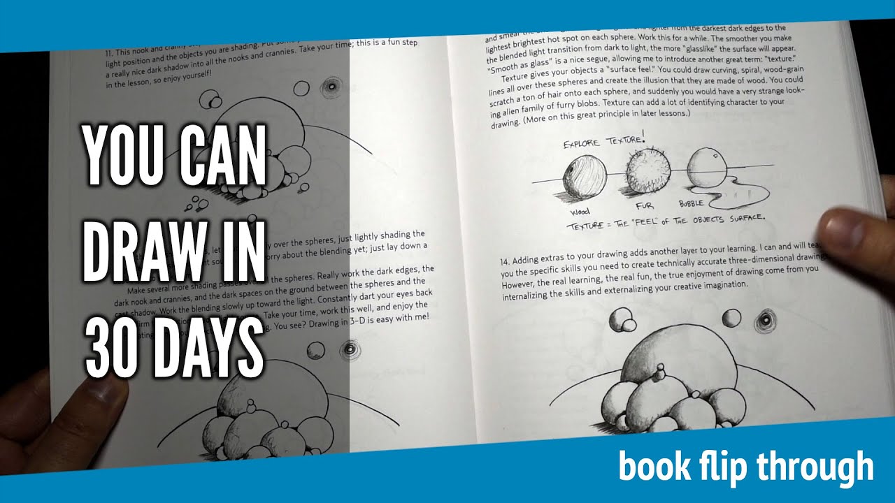 You Can Draw in 30 Days (Drawing Book Flip Through)