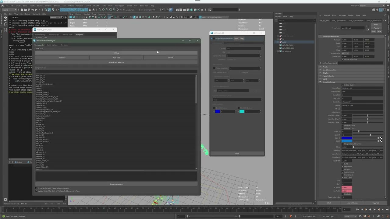 mGear 5.2: Blueprint Guides