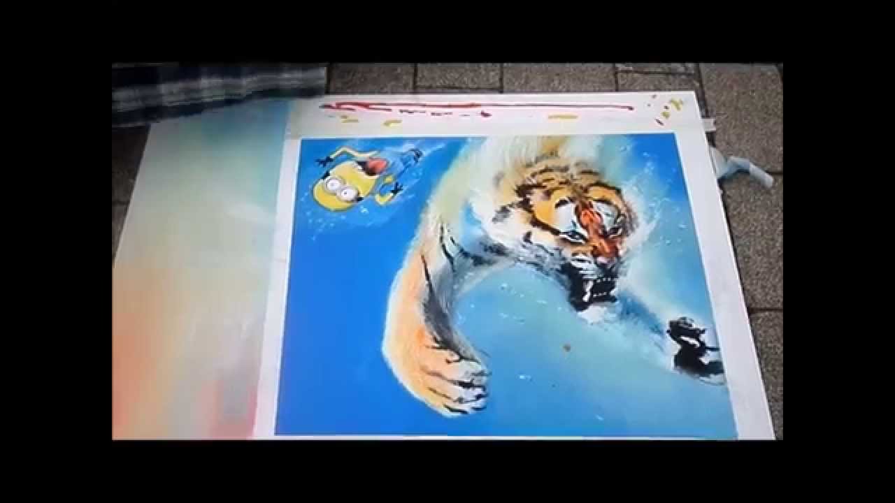 Street painting in Medebach REPORTART