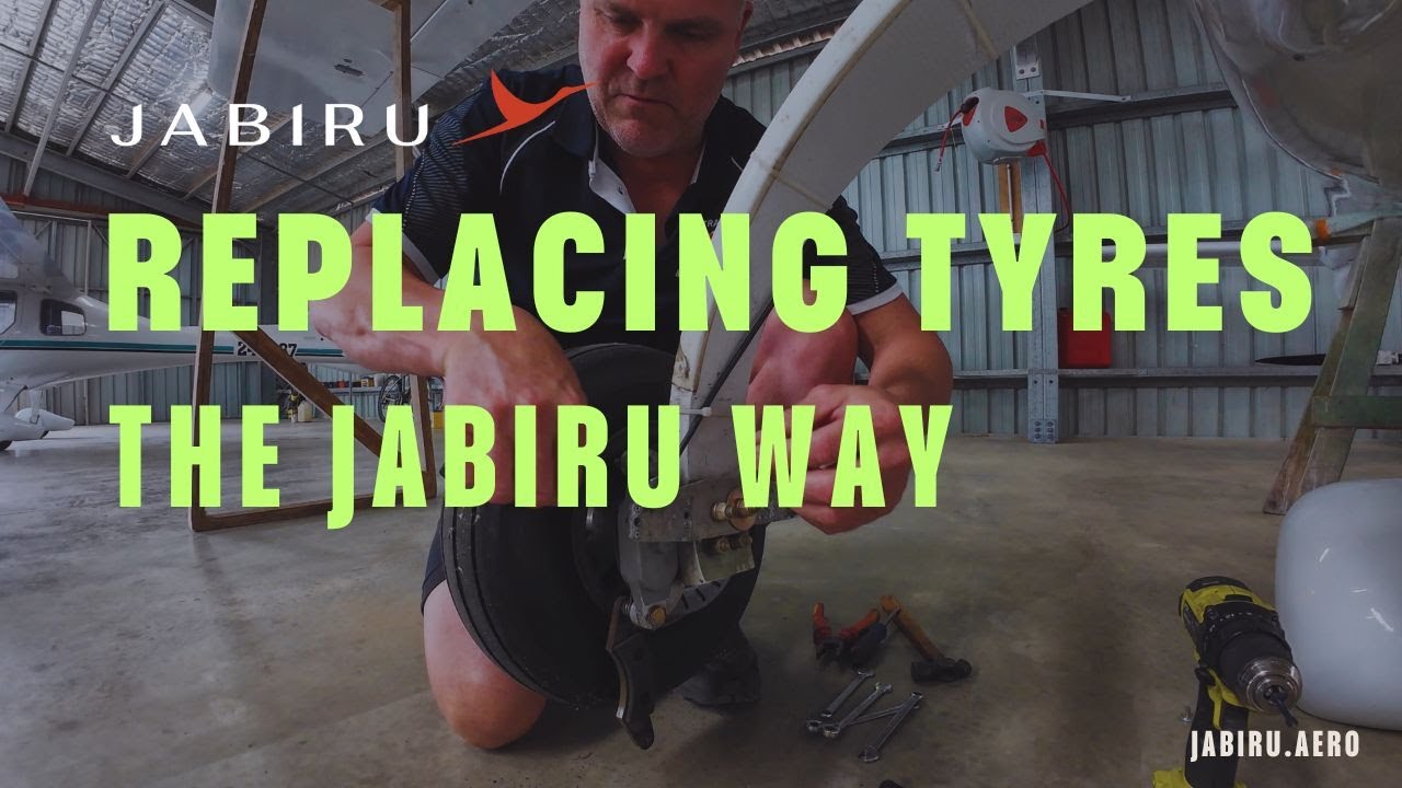 Replacing Tyres the Jabiru Way