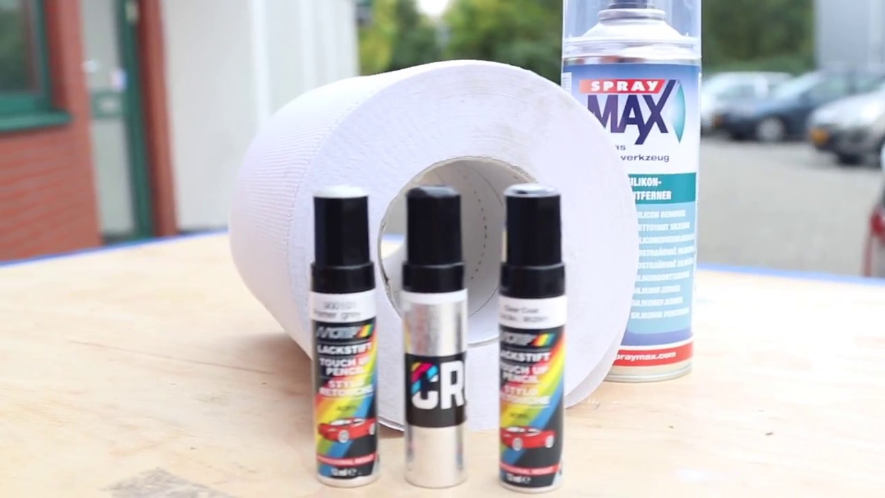 Hoe gebruik ik een lakstift autolak op kleur? Herstel zelf lakschade aan de auto! | CROP
