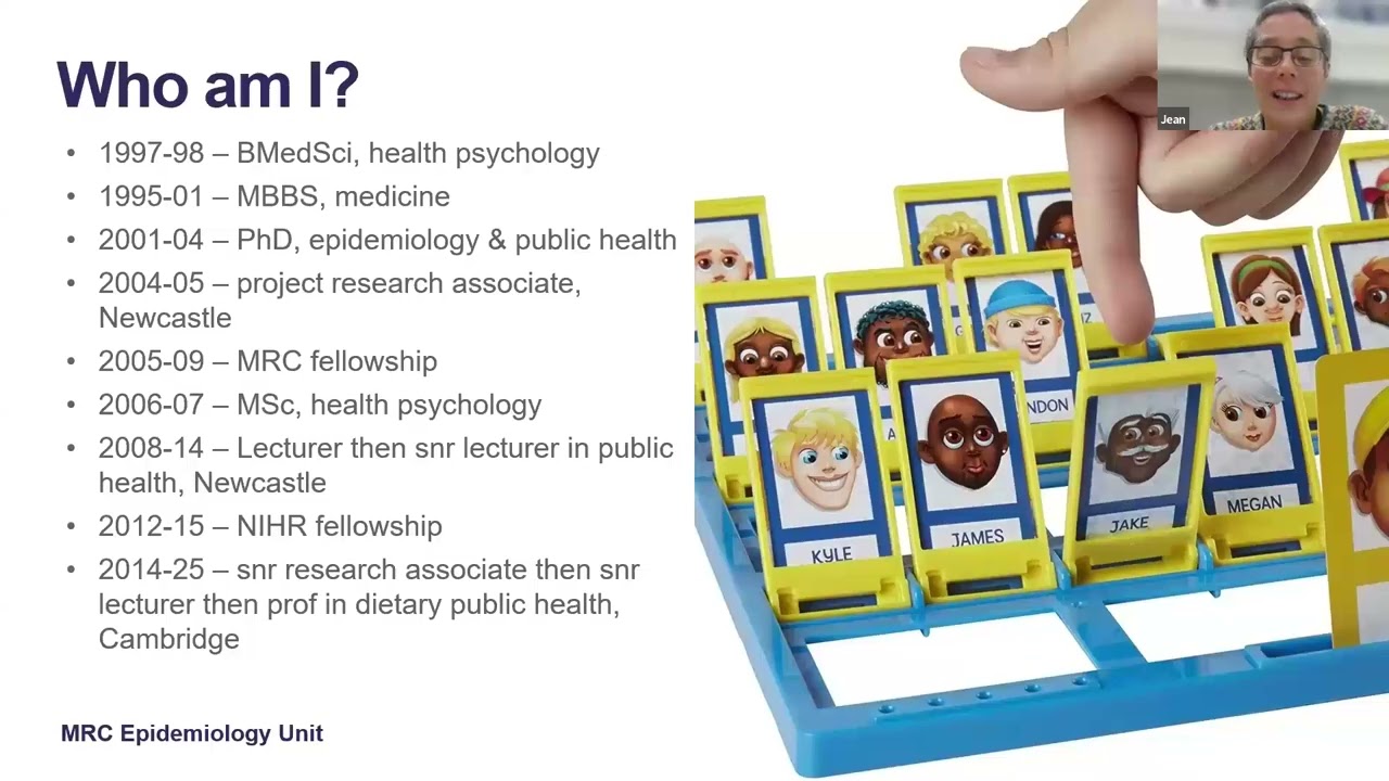 THRIVING Food Futures Early Career Researcher (ECR) Network - Prof. Jean Adams, October 2025