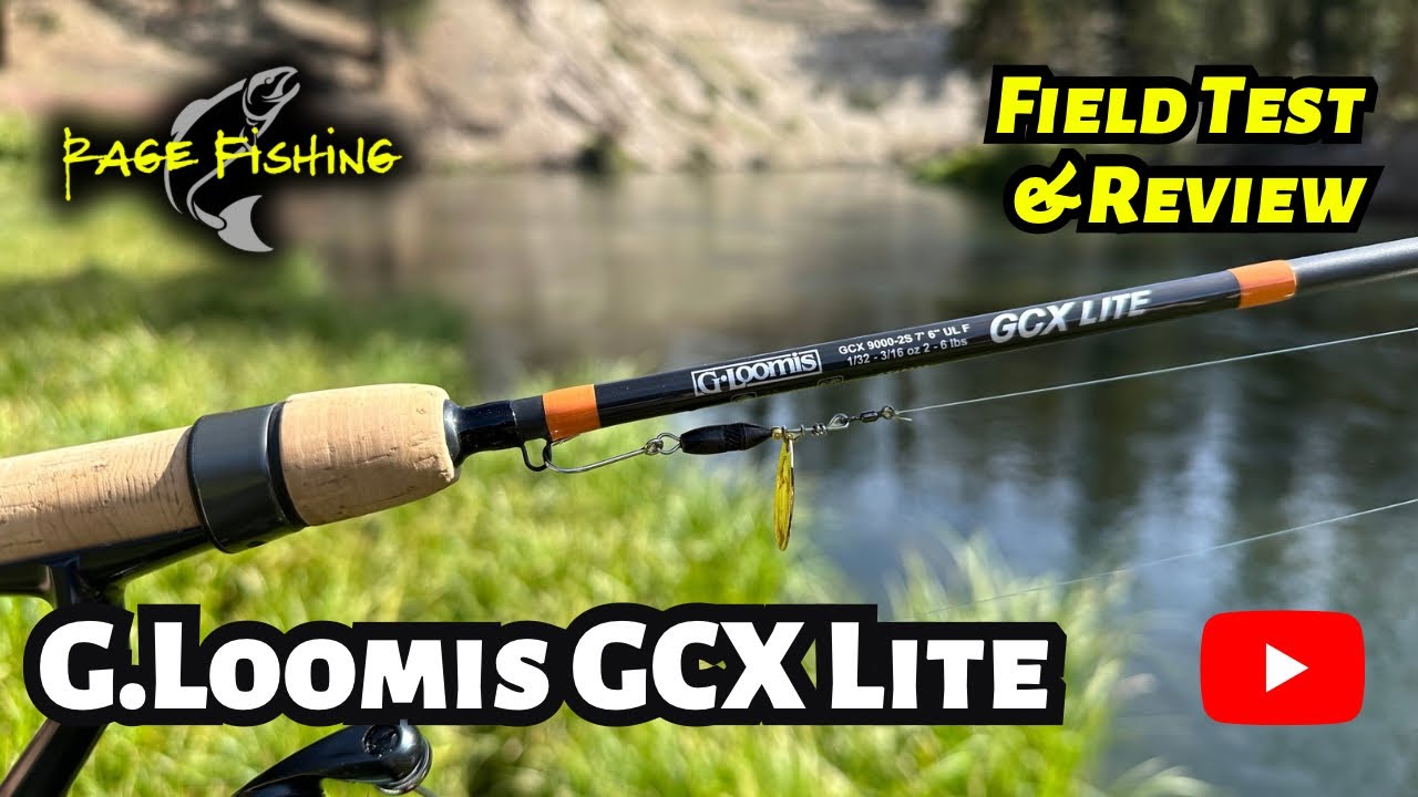 G.LOOMIS GCX LITE SPINNING RODS - REVIEW AND FIELD TEST - GCX9000 2S - Ultralight trout rod!
