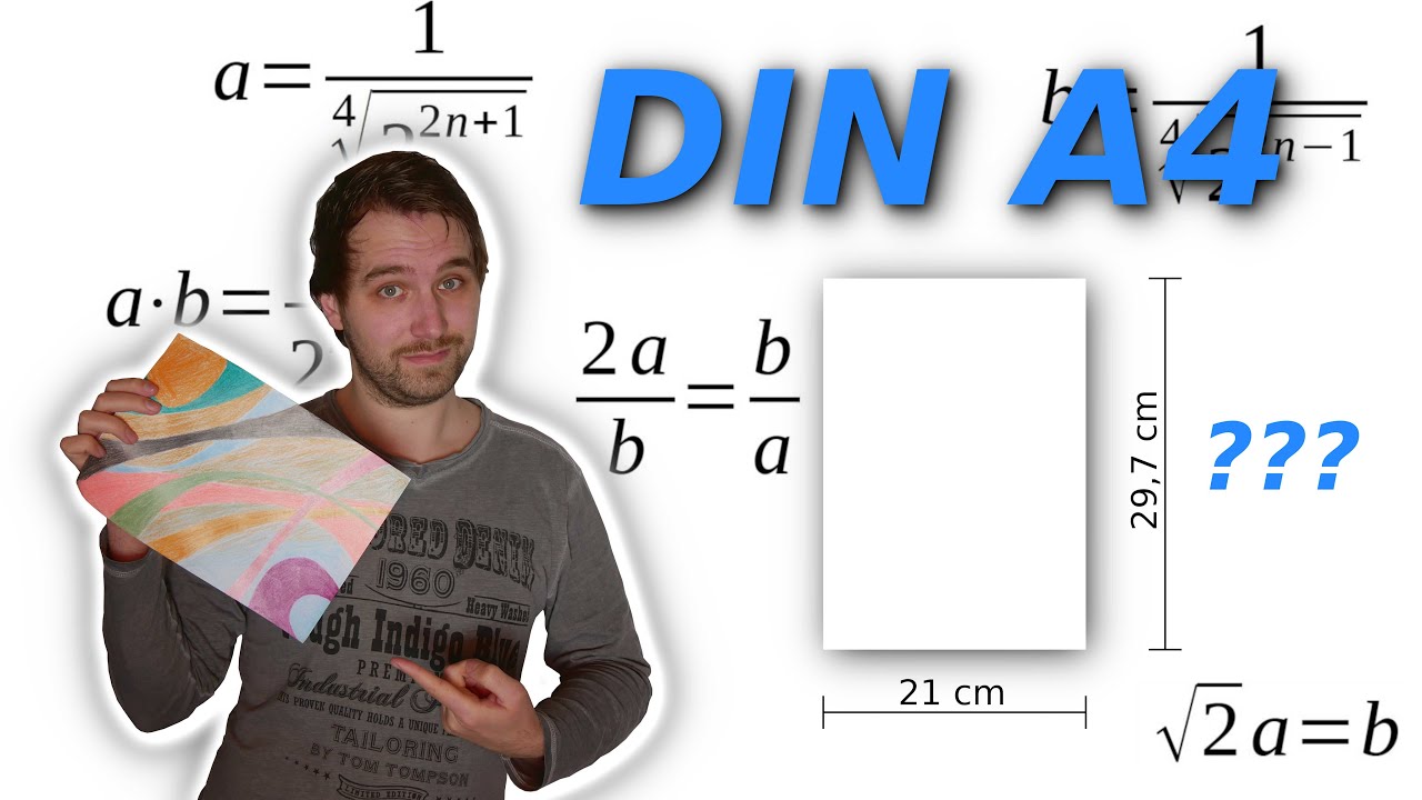 DIN A4 -- Warum hat es genau diese Größe?