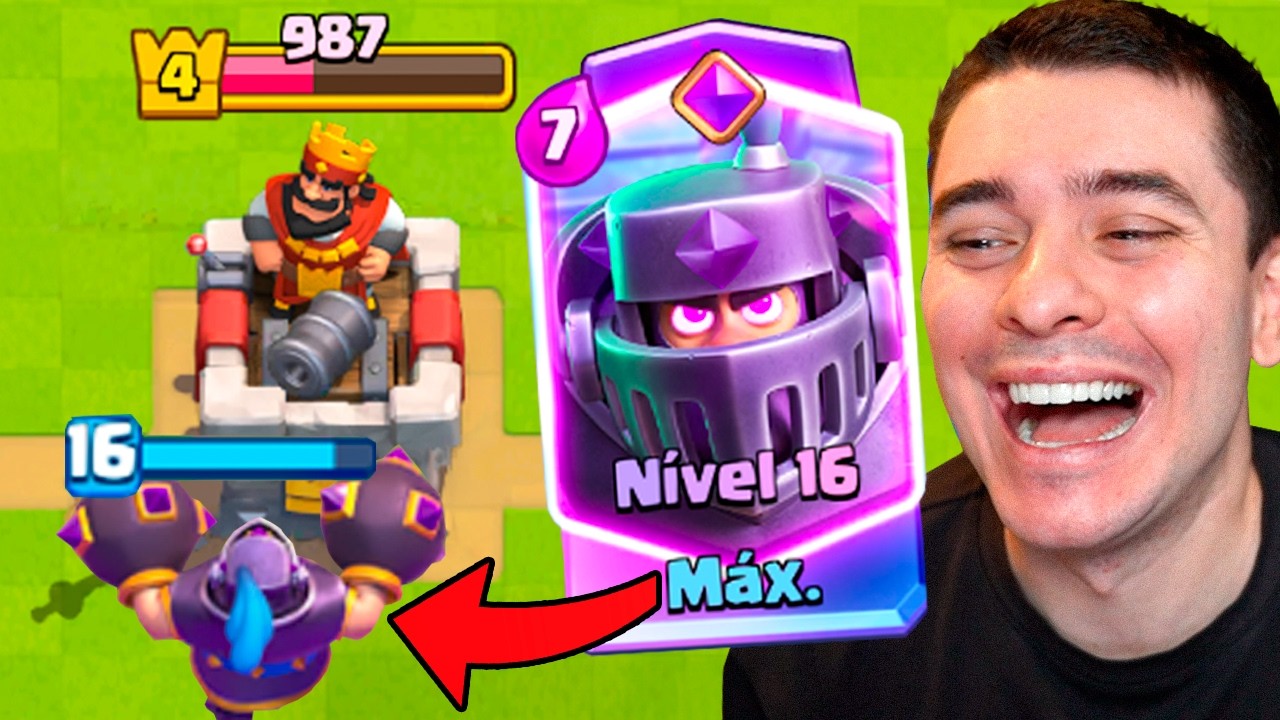 Trollei iniciantes com Mega Cavaleiro level MÁXIMO!