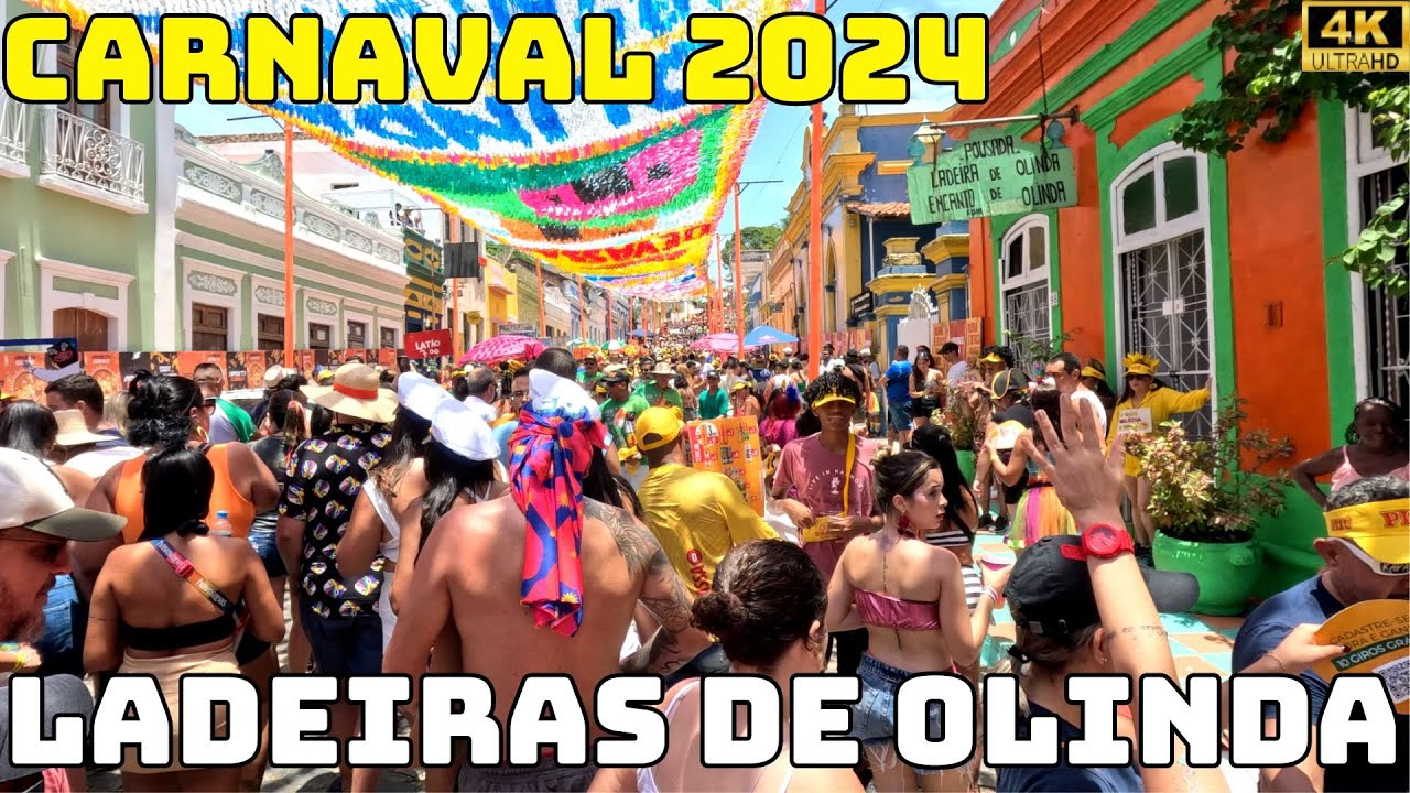 CARNAVAL NAS LADEIRAS DE OLINDA - PE - 2024 - Street Carnival Brazil