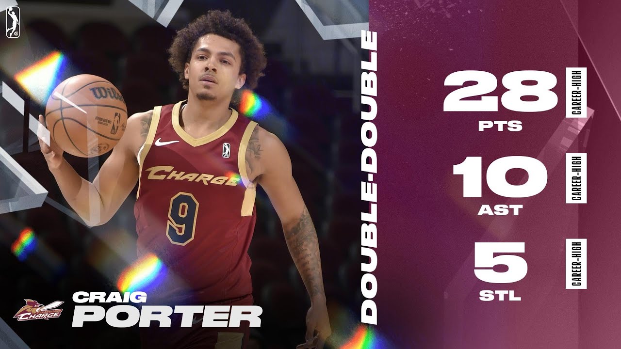 Craig Porter Records Career-High 28 PTS & 10 AST Double-Double In Charge Win