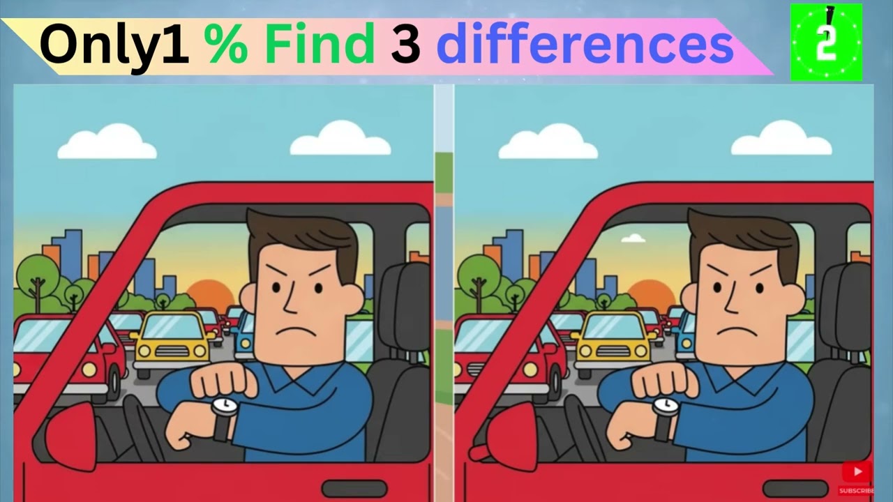 Find 3 differences | How sharp your mind | Test your brain