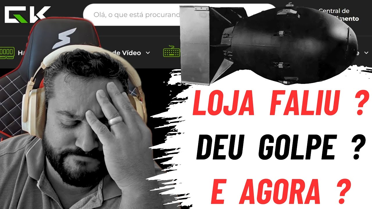 BOMBA  !  LOJA  GK  INFO  FALIUUU  ?  O que esta acontecendo ?  Vou mandar a real