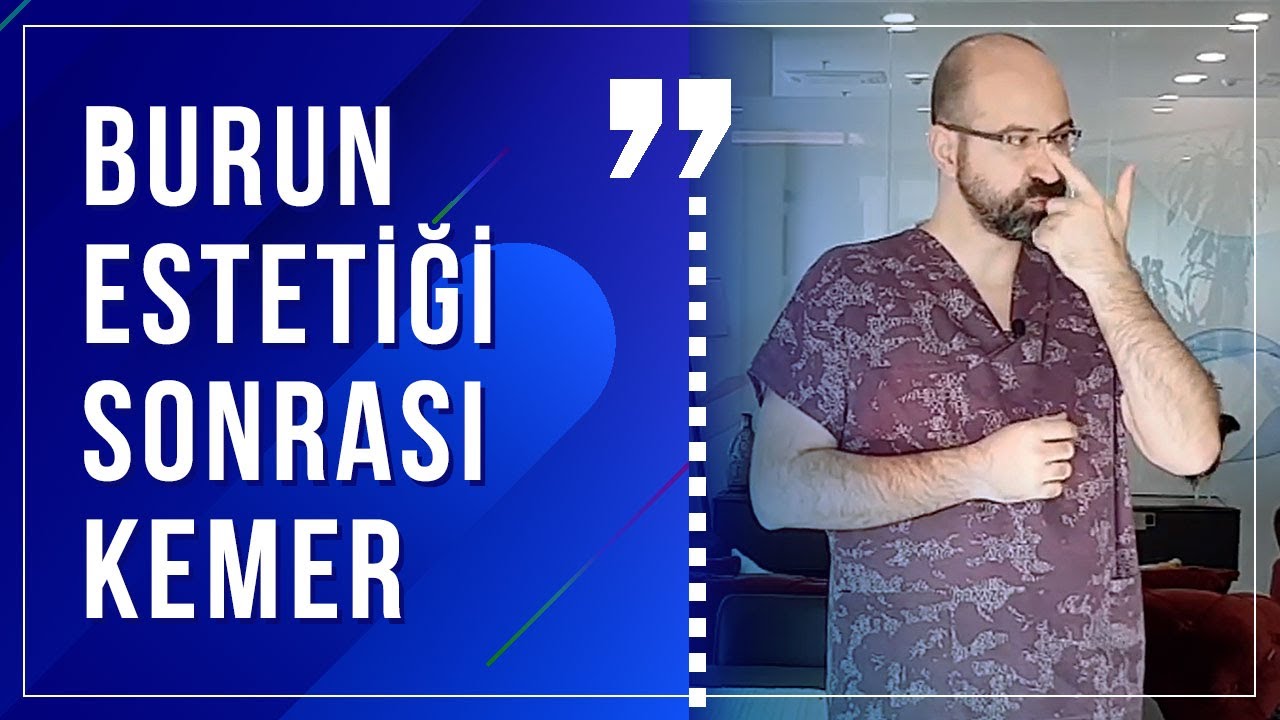 Burun estetiği sonrası kemer çıkması sorunu