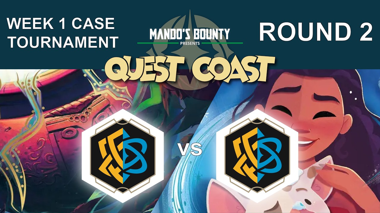 Round 2 - YB vs YB Quest Coast Case Tourney - Amber Sapphire vs Amber Sapphire Lorcana Winterspell