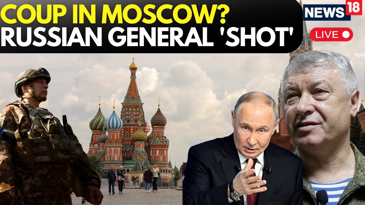 Moscow Gun Attack Leaves Russian Military Intelligence Deputy Chief Wounded | Putin | LIVE | N18G