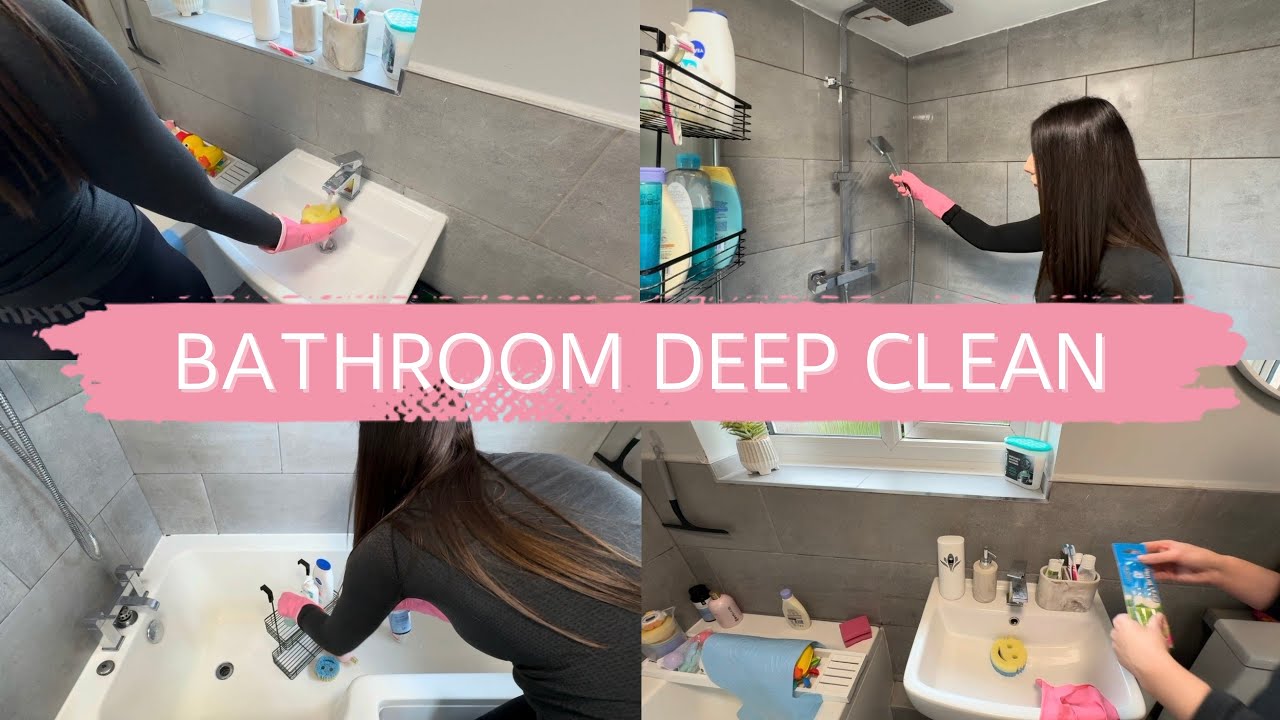 BATHROOM DEEP CLEAN | Cleaning Motivation | UK