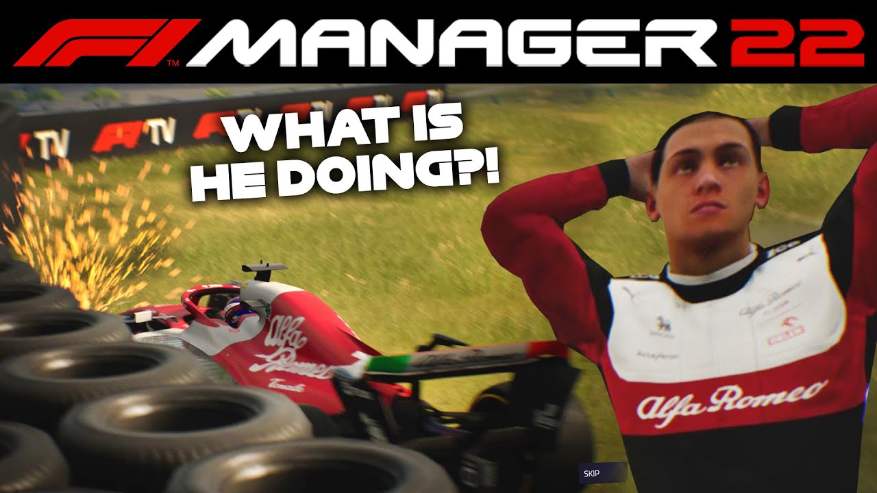 ARE WE GOING TO HAVE TO FIRE HIM?! BIG DRIVER MISTAKE! 😭 - F1 Manager 2022 CAREER Part 21