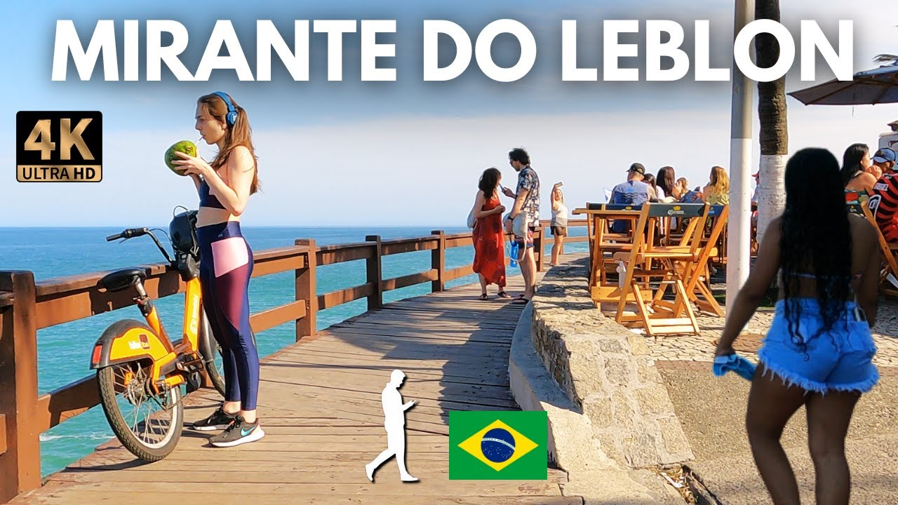 MIRANTE DO LEBLON: Andando da Praia do Leblon até o Mirante Prainha do Vidigal | Rio de Janeiro RJ