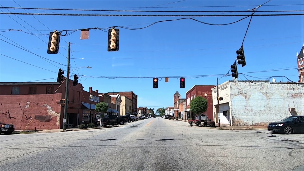 Dawson, Georgia Downtown plus some Residential Areas