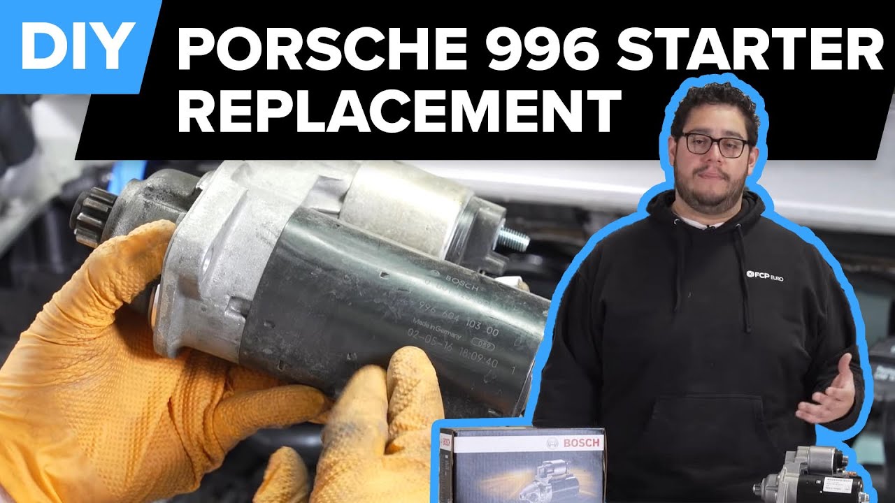 Porsche 996 911 Starter Motor Replacement DIY (1999-2008 Carrera 3.4L & 3.6L)
