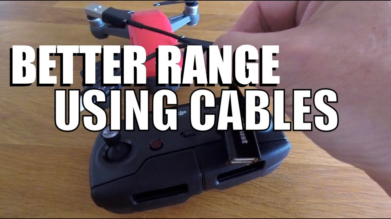 INCREASE RANGE and RELIABILITY, using OTG cable with DJI Spark Controller
