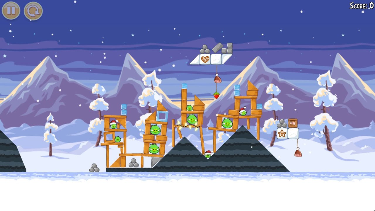 Angry Birds Seasons Gameplay
