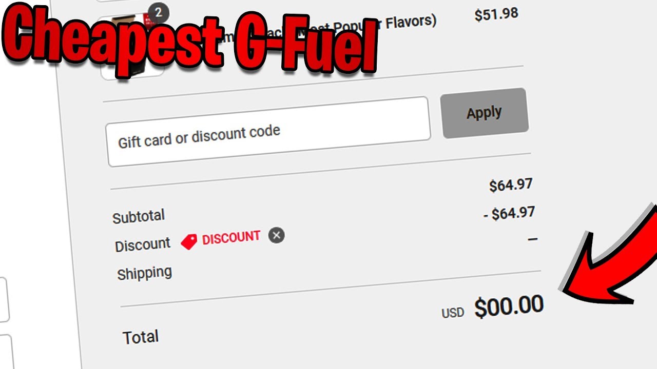 ALL THE BEST G-FUEL DISCOUNT CODES! - HOW TO GET G-FUEL CHEAP - HOW TO GET G-FUEL OUT OF THE USA!
