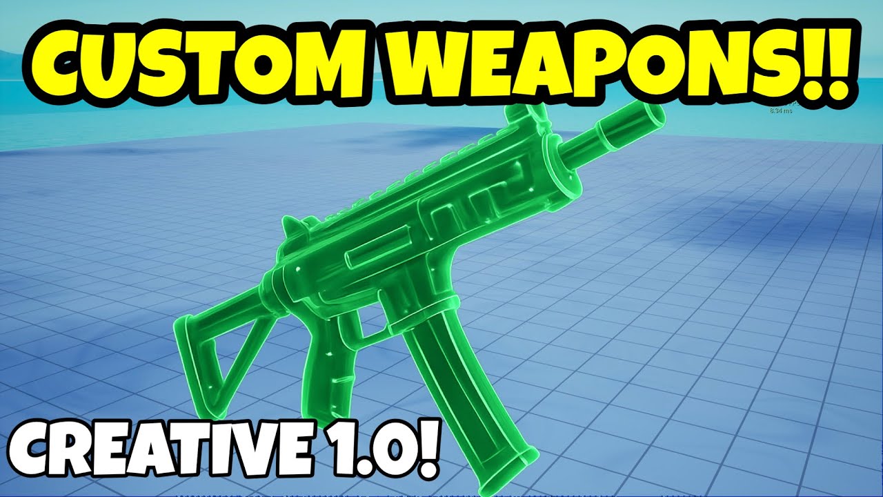 Как создать своё оружие в Fortnite Creative 1.0!!! Часть 6 (урок)