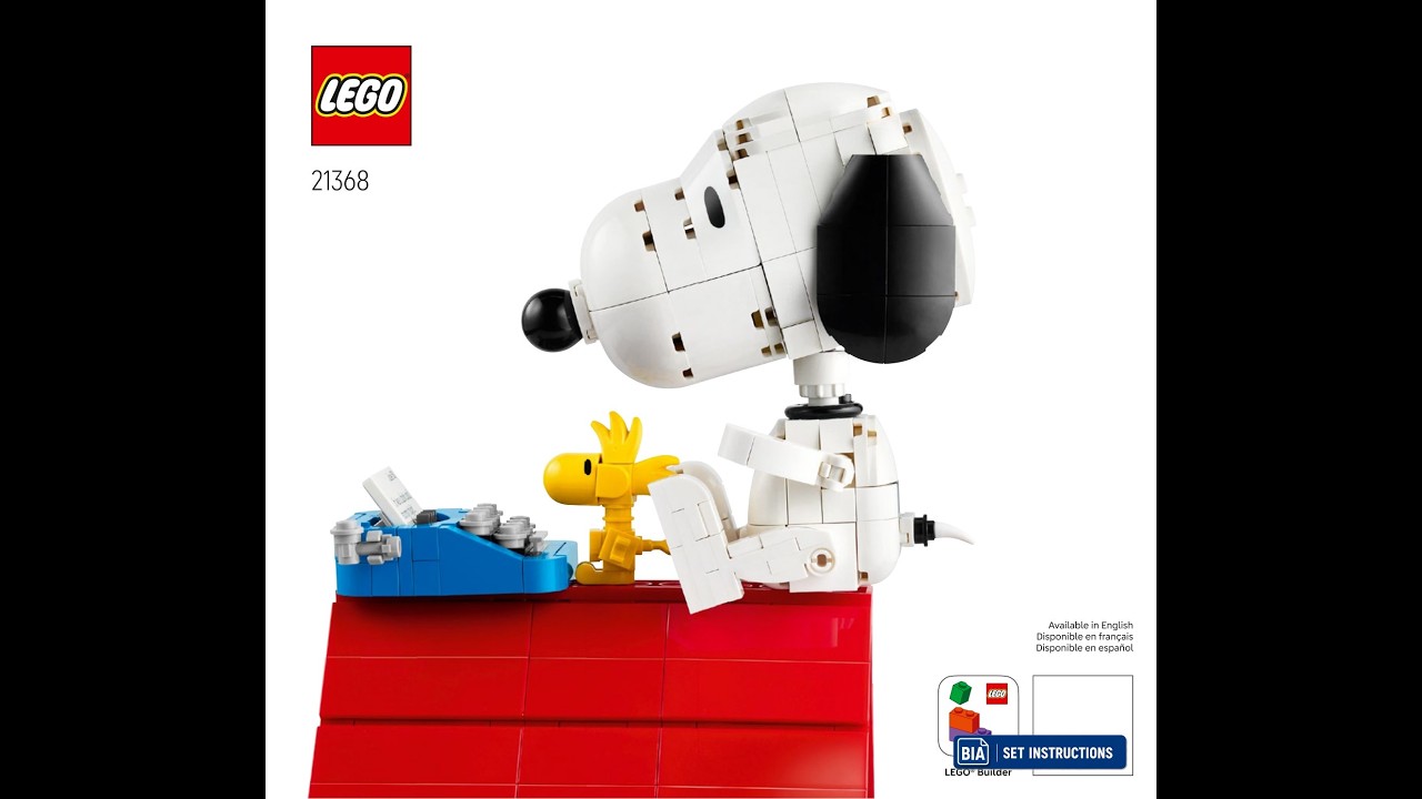 LEGO 21368 Peanuts: Snoopy's Doghouse &ndash; Building Instructions | LEGO Ideas and CUUSOO (2026)