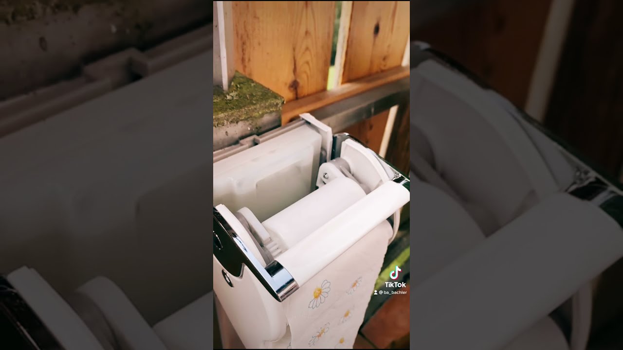 HORBIE 2in1 WC-Papierspender | feuchtes oder trockenes Toilettenpapier