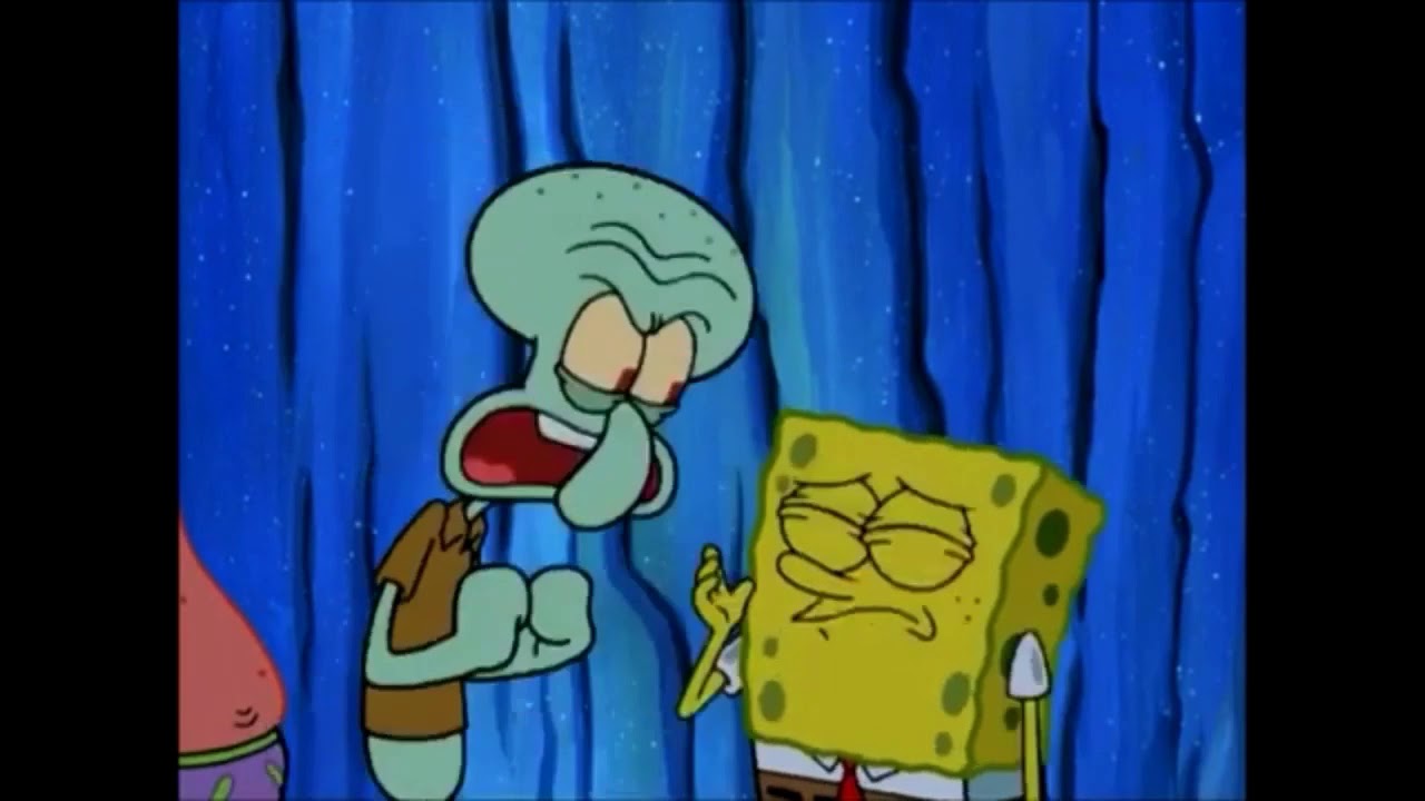 Squidward Claustrophic, but he's Actually Scared of Santa.