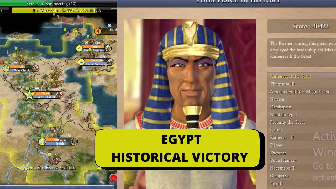 Civilization IV Dawn of Civilization | Egypt Historical Playthrough Part 1