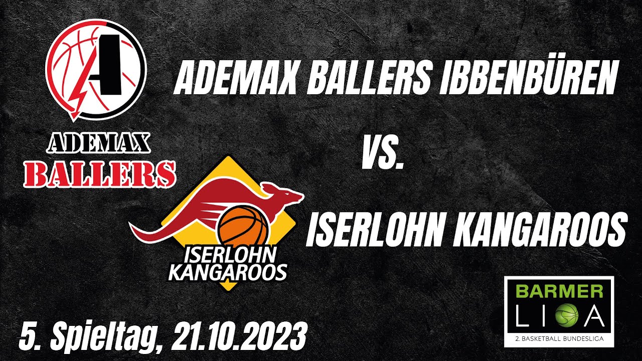 Ademax Ballers Ibbenbüren vs. Iserlohn Kangaroos (5. Spieltag Pro B am 21.10.2023)
