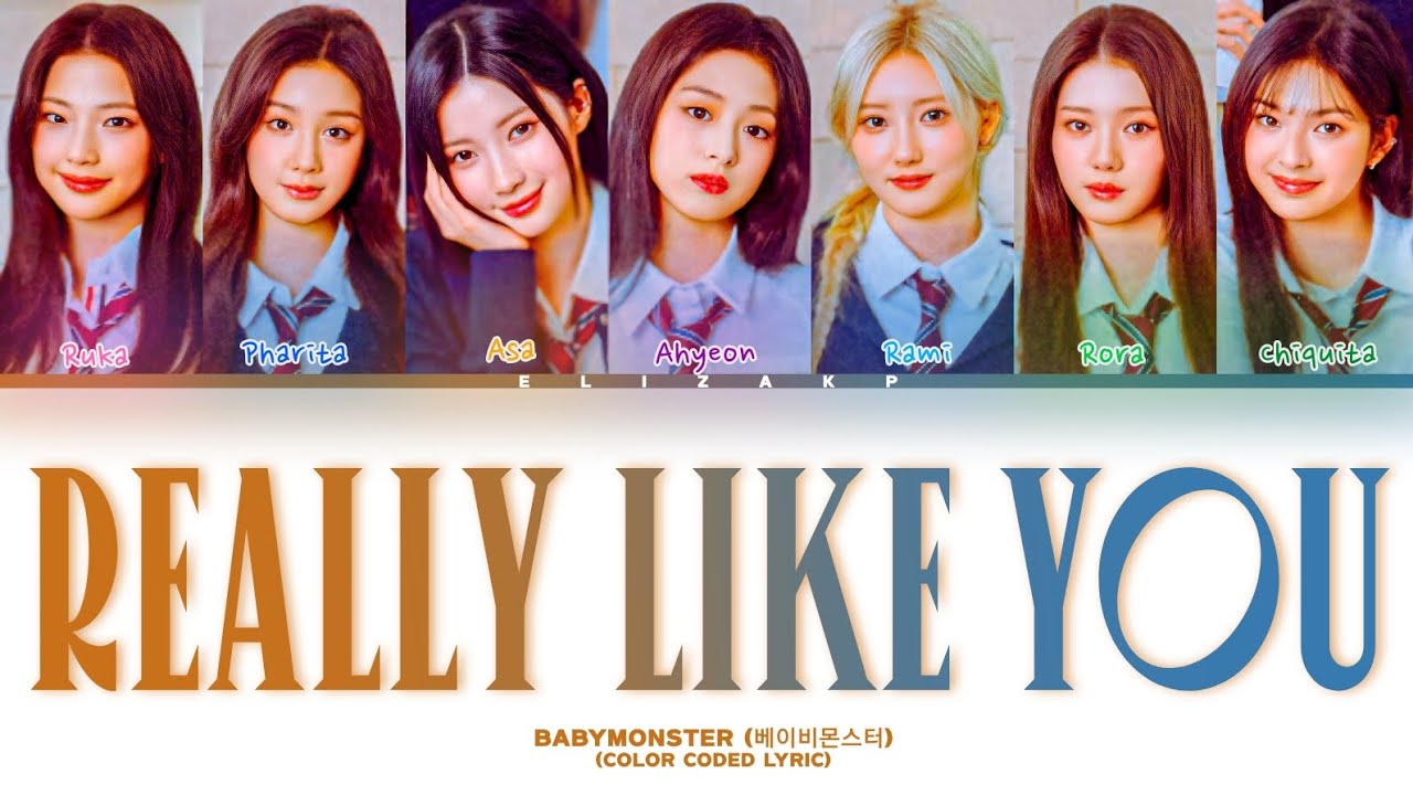BABYMONSTER - 'Really Like You' (Color Coded Lyrics)