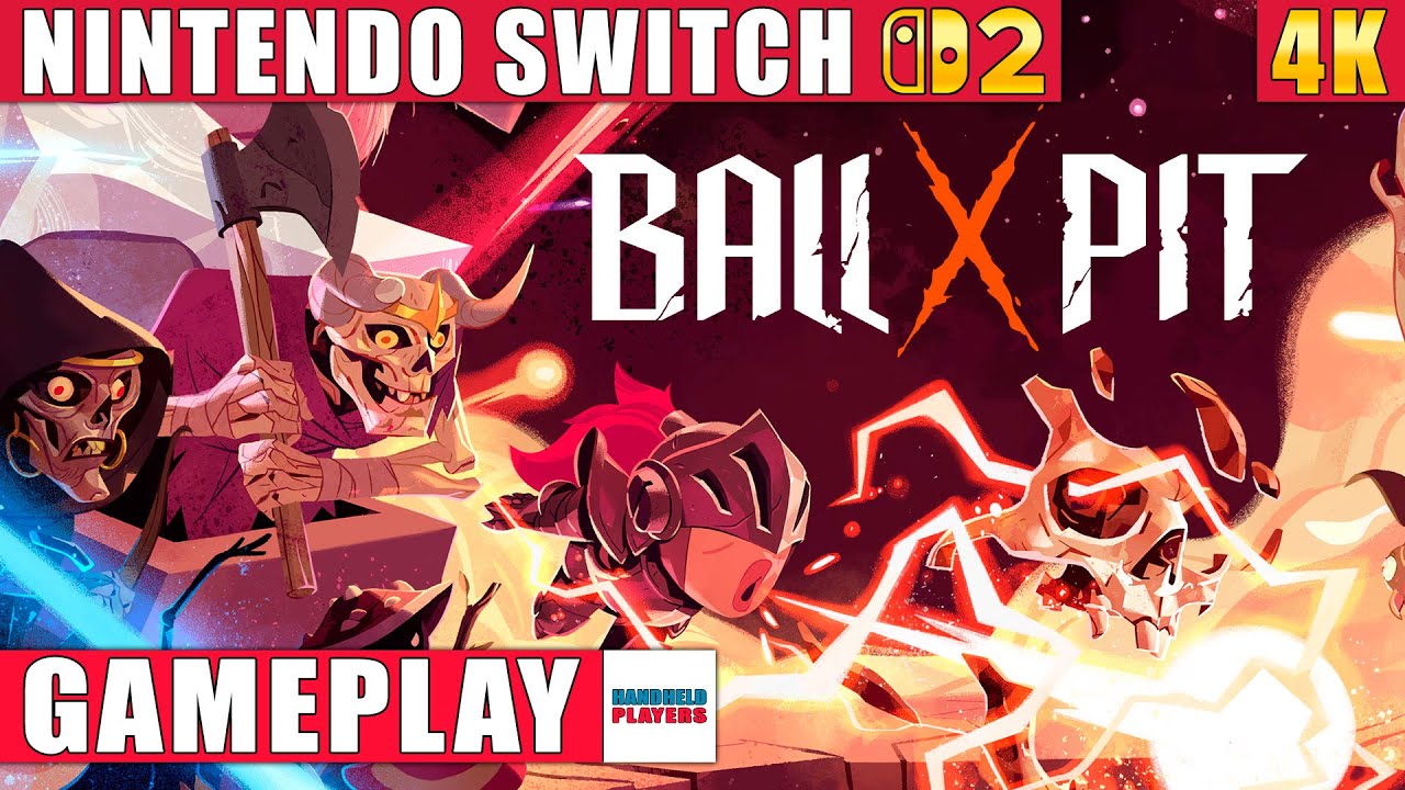 BALL x PIT Nintendo Switch 2 Gameplay in 4K (Switch 1 Version)