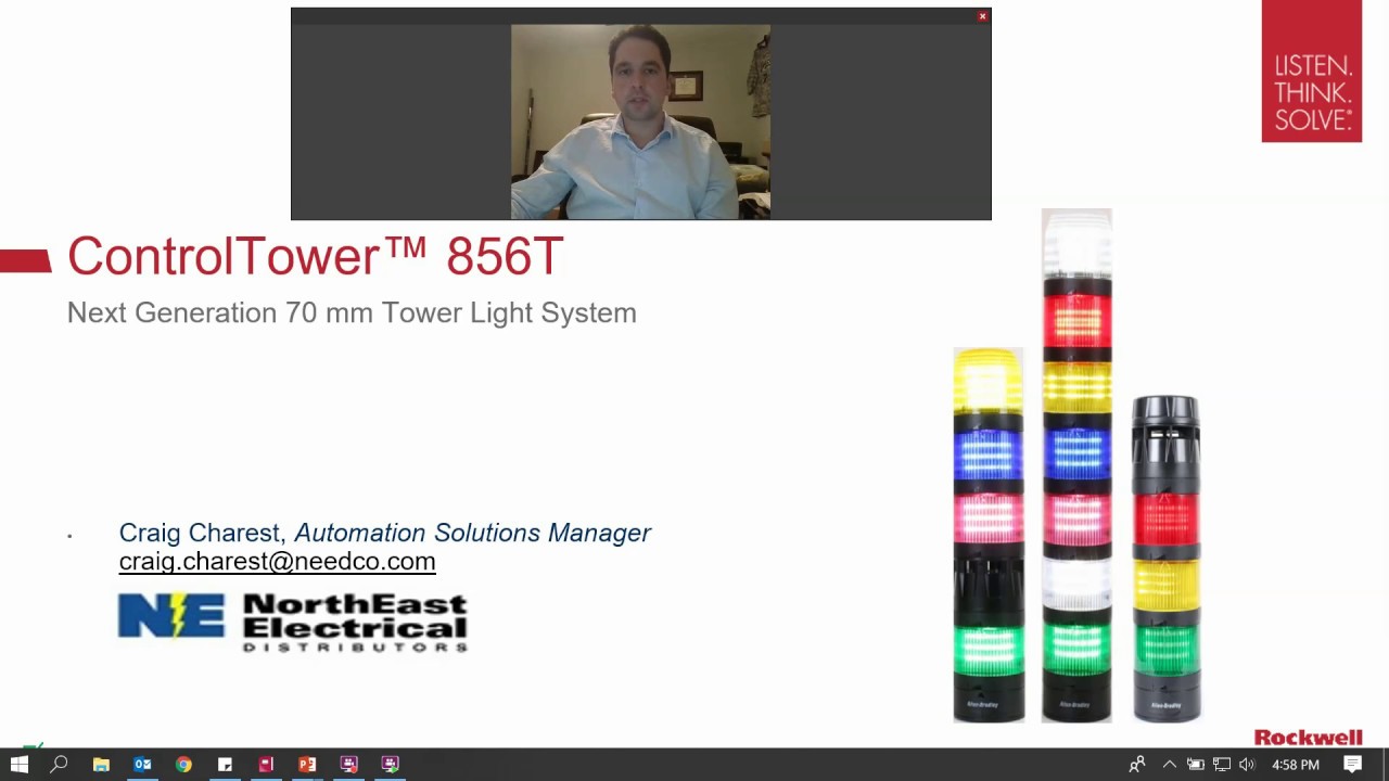 856T Control Tower -New RA Product Update with Specialist Craig Charest, Northeast Electrical NEEDCO