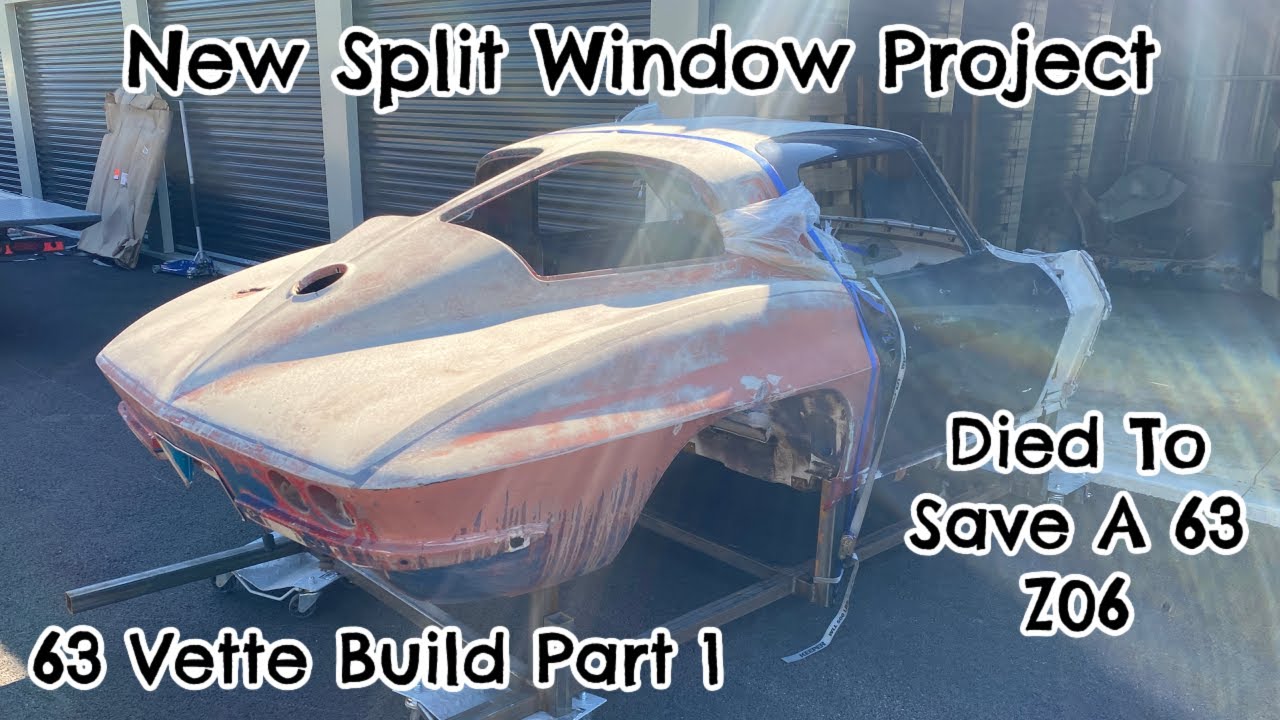 We Got A New 63 Split Corvette Project!! The Sacrificial Split Project.  Gave Its Life For A 63 Z06