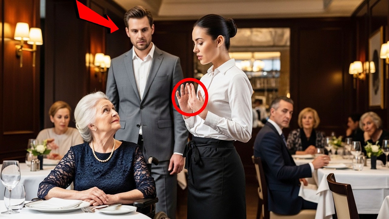 Shy Waitress Greets Billionaire’s Deaf Mom — Her Sign Language Leaves Everyone Shocked