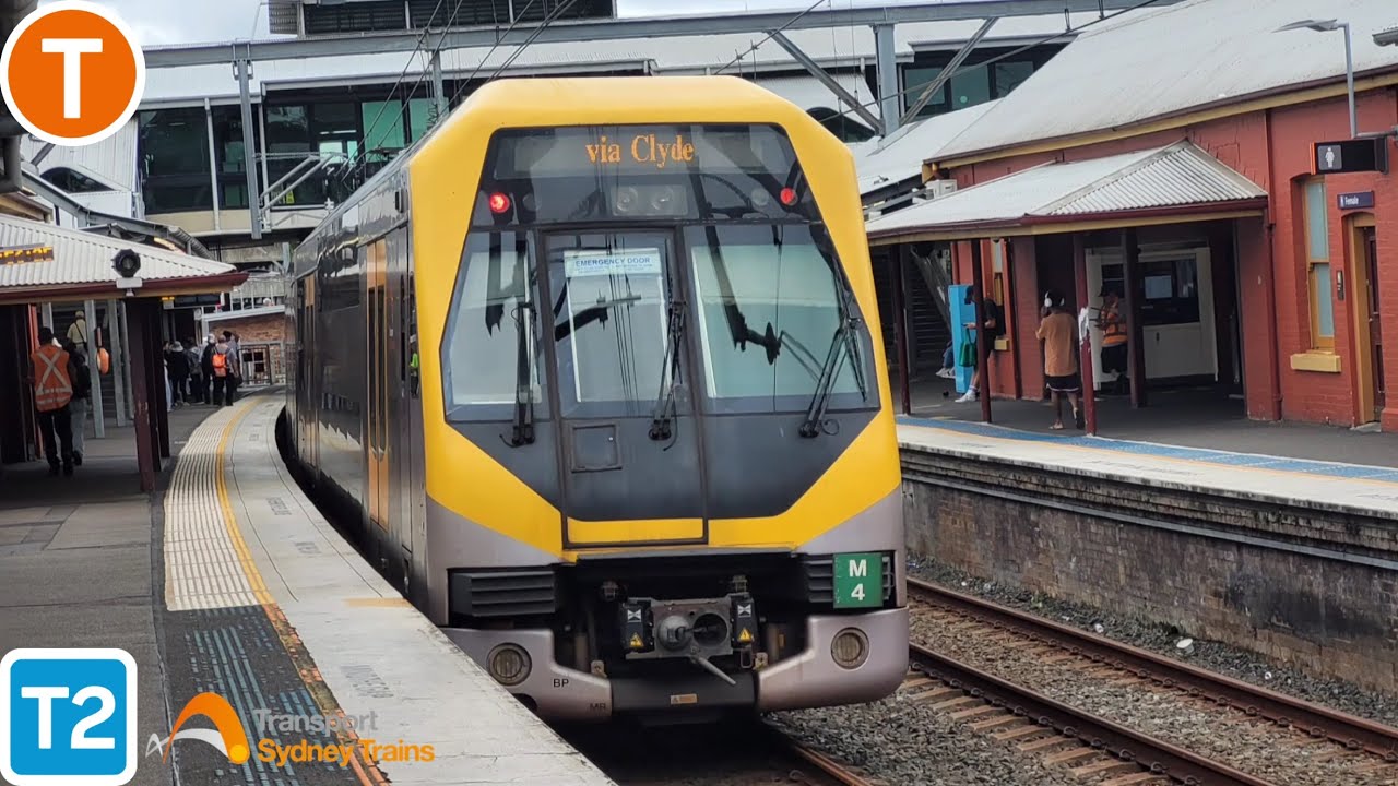 Sydney Trains M35 + M4 M set Milliennium train ride from Homebush-Flemington