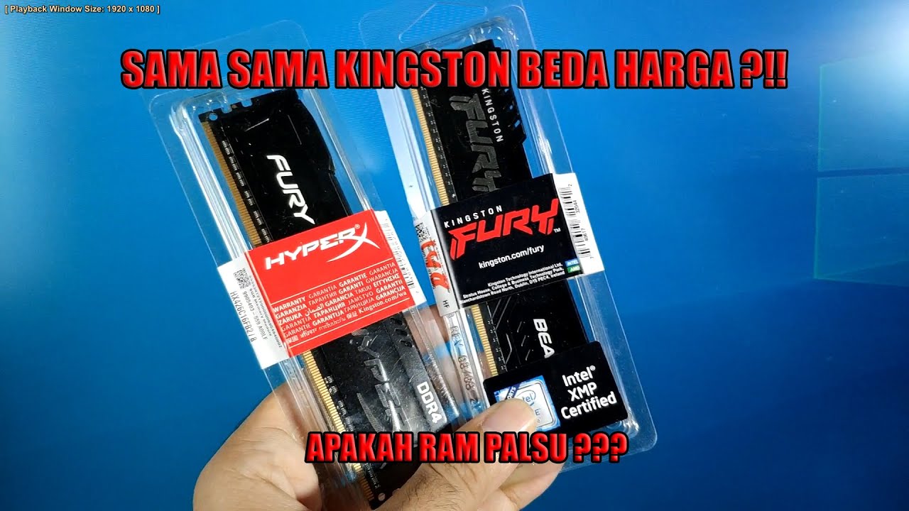 RAM KINGSTON HYPER X FURY VS FURY BEAST SAMA TAPI BEDA!! #ram #ddr4 #ddr5