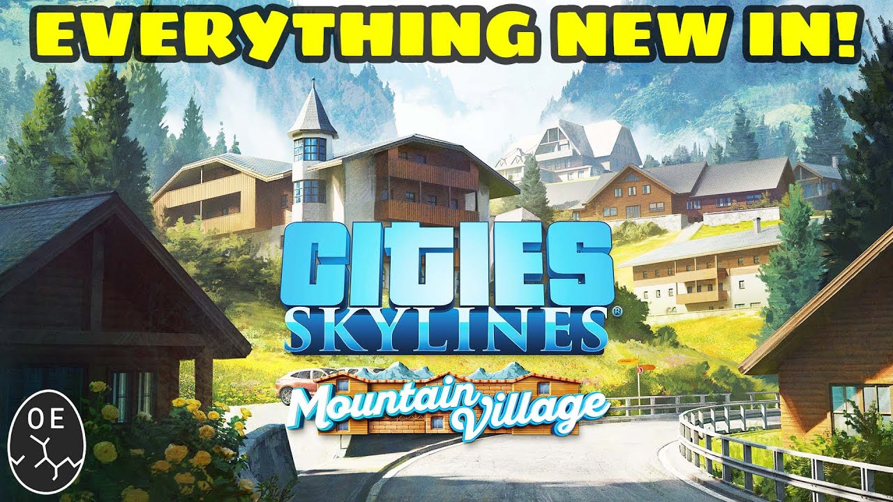 Everything NEW In Mountain Village Content Creator Pack For Cities 1!